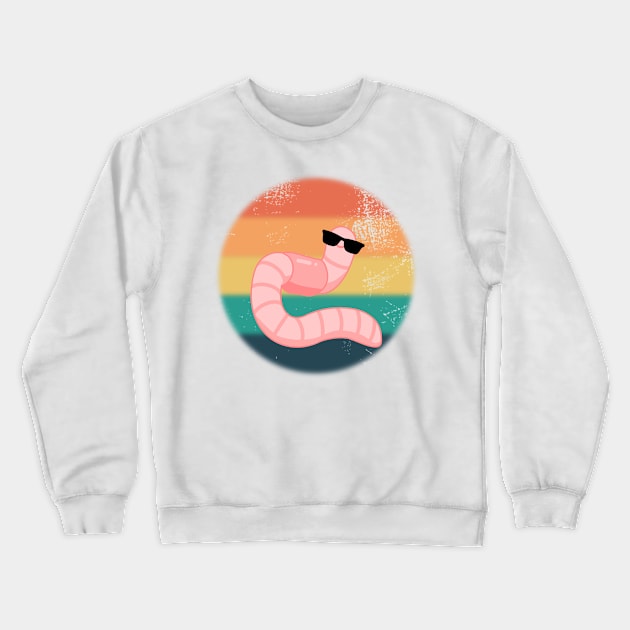 Cool Earthworm Crewneck Sweatshirt by Fusti